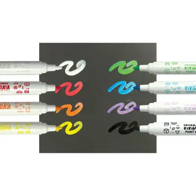 Ooly Vivid Pop Water-Based 8-Pack Felt-Tip Pens 130-110 - 2