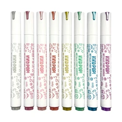 Ooly Vivid Pop Water-Based 8-Pack Felt-Tip Pens - Metallic 130-119 - 6