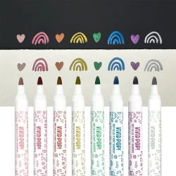 Ooly Vivid Pop Water-Based 8-Pack Felt-Tip Pens - Metallic 130-119 - 4