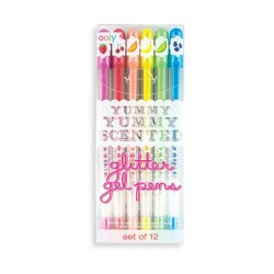 Ooly Yummy Scented Glitter Gel Pens (12-Pack, 1.0 Mm Tip) 132-14 - 1