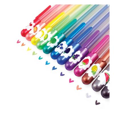 Ooly Yummy Scented Glitter Gel Pens (12-Pack, 1.0 Mm Tip) 132-14 - 4