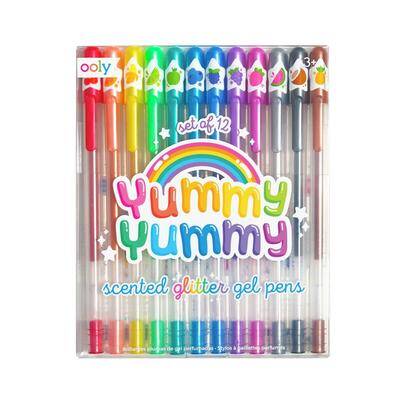 Ooly Yummy Yummy Scented Glitter Gel Pens (Pack Of 12, 2.0 Mm Tip) 132-105 - 1