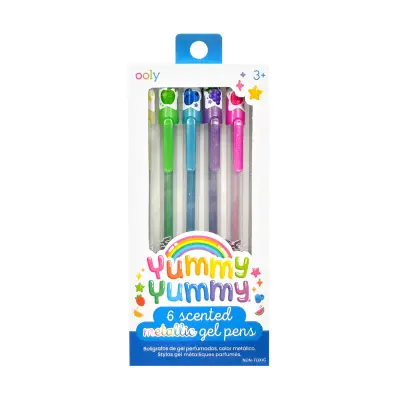Ooly Yummy Yummy Scented Metallic 6-Pack Gel Pens 132-164 - 1