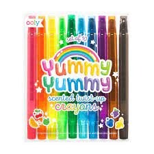 Ooly Yummy Yummy Scented Twist-Type Crayons (Pack Of 10) 133-092 