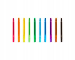 Ooly Yummy Yummy Scented Twist-Type Crayons (Pack Of 10) 133-092 - 2
