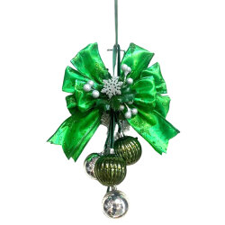 Orca Christmas Bow Door Decoration - Orca