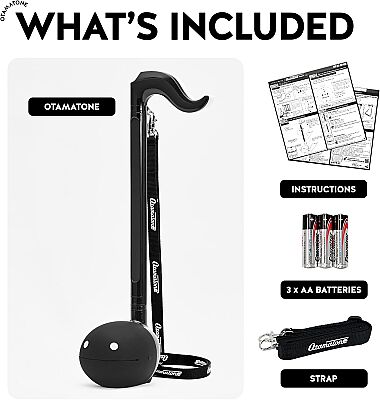 Otamatone English Deluxe Black - Orijinal Japon Tasarımı Elektronik Müzik Oyuncağı - 3