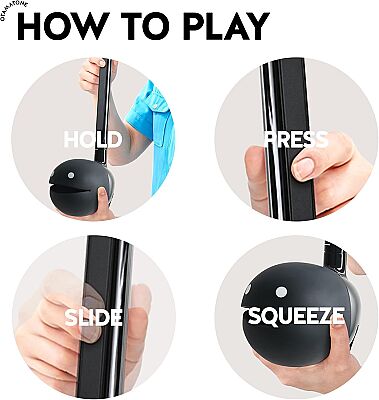 Otamatone English Deluxe Black - Orijinal Japon Tasarımı Elektronik Müzik Oyuncağı - 4