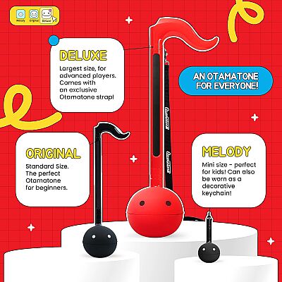 Otamatone English Deluxe Red - Orijinal Japon Tasarımı Elektronik Müzik Oyuncağı - 3