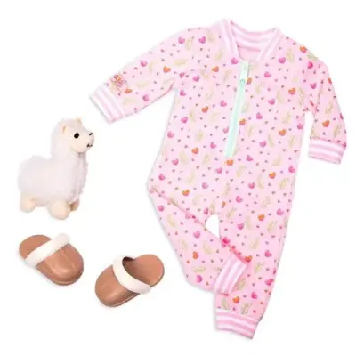 Our Generation Clothing - Llama Pajamas Bd30388Z - 1