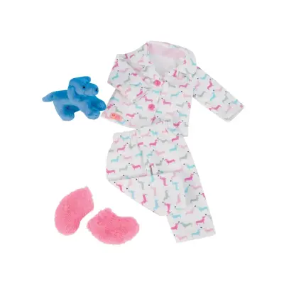 Our Generation Clothing - Teckel Dog & Pajamas Bd30214Z - 2