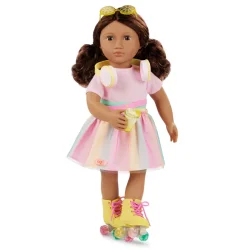 Our Generation Deluxe Rollerblades & Lemonade Outfit Bd30558Z - 2