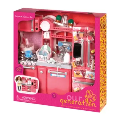 Our Generation Kitchen - Pink Bd37365Z - 1