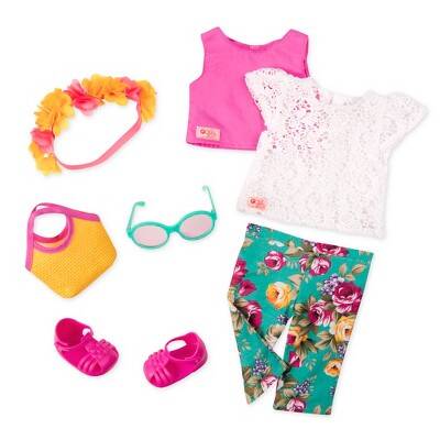 Our Generation Kiyafet - Deluxe Fiesta In Flower Bd30333Z - 1