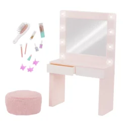 Our Generation Makeup Vanity Table Bd35424Z - 2