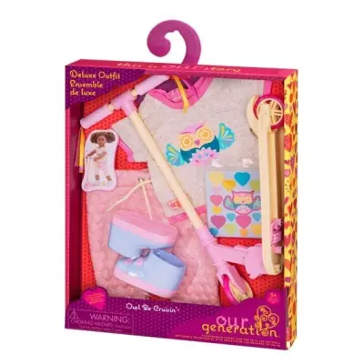 Our Generation Outfit - Deluxe Owl Be Cruisin Bd30377Z - 2