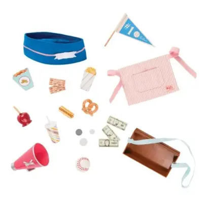 Our Generation Retro Baseball Game Set Bd67042Z - 1