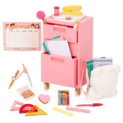Our Generation School Supplies Set - Pink Bs35423Z - 1