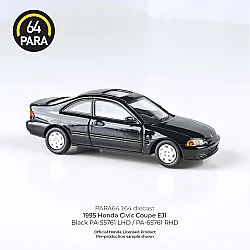 Para64 1995 Honda Civic Coupe EJ1 Black Rhd PA-65761 - 2