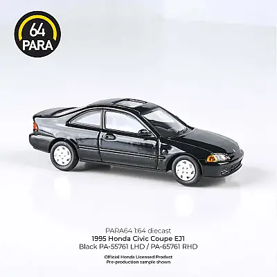 Para64 1995 Honda Civic Coupe EJ1 Black Rhd PA-65761 - 2