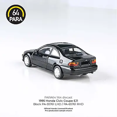 Para64 1995 Honda Civic Coupe EJ1 Black Rhd PA-65761 - 3