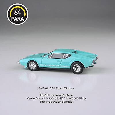 Para64 De Tomaso Pantera 1972 Verde Aqua lights down PA-55645 - 4