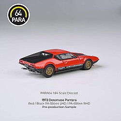 Para64 DeTomaso 1972 Pantera Red Black Lights Down Lhd PA-55644 - 3
