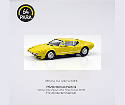 Para64 DeTomaso 1972 Pantera Yellow PA-55643-PM - 1