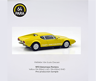 Para64 DeTomaso 1972 Pantera Yellow PA-55643-PM - 2