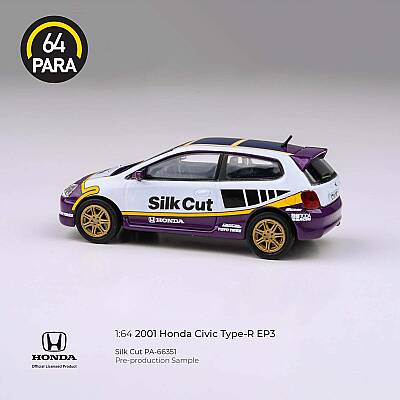 Para64 Honda Civic Type R EP3 2001 Silk Cut PA-66351 - 1