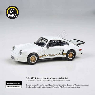 Para64 Porsche 911 Carrera RSR 3.0 Grand Prix White PA-55795 - 1