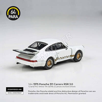 Para64 Porsche 911 Carrera RSR 3.0 Grand Prix White PA-55795 - 2