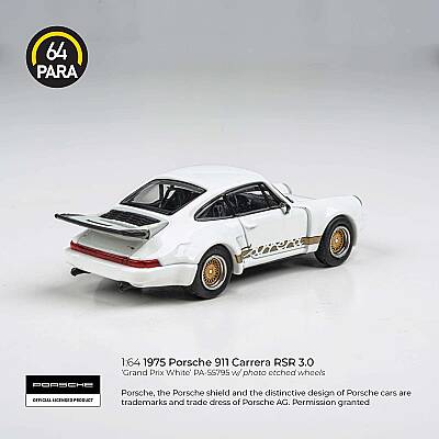 Para64 Porsche 911 Carrera RSR 3.0 Grand Prix White PA-55795 - 2