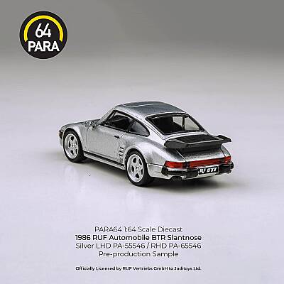 Para64 Porsche RUF BTR 1986 Slantnose Silver PA-55546 - 3