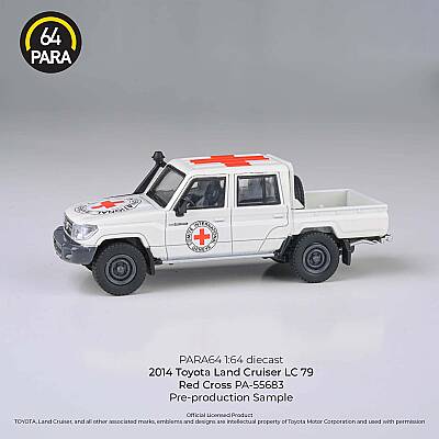 Para64 Toyota 2014 Land Cruiser Double Cab Pickup LC79 Red Cross Lhd PA-55683 - 1