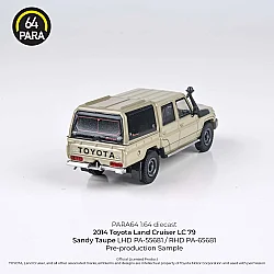 Para64 Toyota 2014 Land Cruiser Çift Kabin Pickup LC79 Sandy Taupe w/ Canopy Rhd PA-65681 - 3