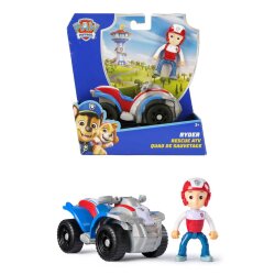 Paw Patrol Ryder Figürü ve Rescue ATV - 1
