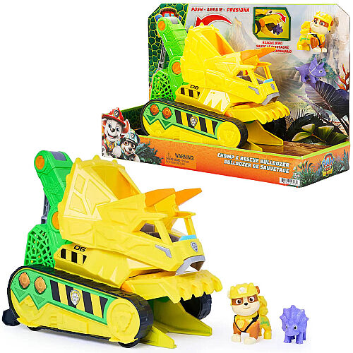 PAW Patrol The Dino Movie Chomp ve Kurtarma Buldozeri - 1