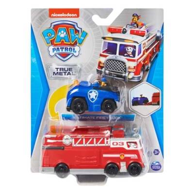 Paw Patrol True Metal Fire Team Vehicle Spm-6063231 - 1