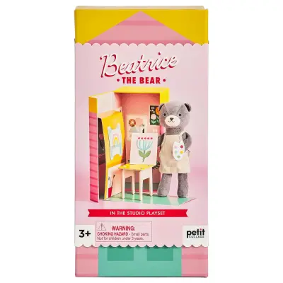 Petit Collage Boxed Play Set - Beatrice The Bear Ptc530 - 4