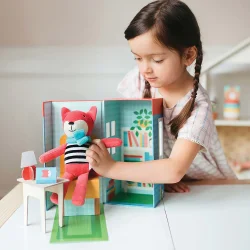 Petit Collage Boxed Play Set - Frances The Fox Ptc529 - 3