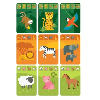 Petit Collage Card Game - Animal Kingdom Ptc257 - 2