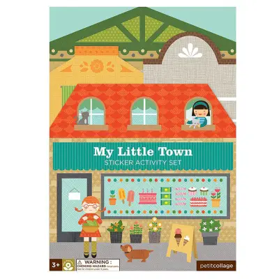 Petit Collage Sticker Activity Set - My Little Town Ptc182 - 1