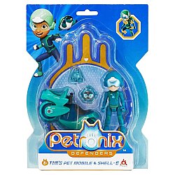 Petronix Defenders Action Figure Tim's Pet Mobile & Shell E 010101Aul20030 - 1