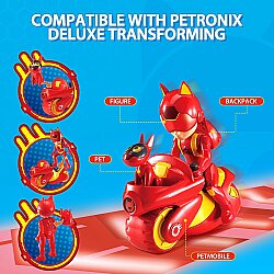 Petronix Savunucuları Hareketli Aksiyon Figürü Matt's Pet Mobile & Pup-E 010101Aul20010 - 3