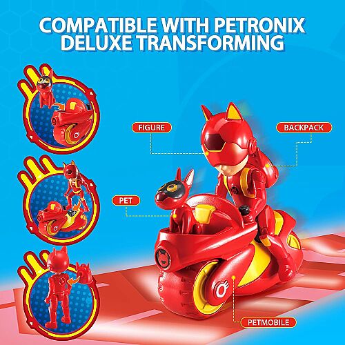 Petronix Savunucuları Hareketli Aksiyon Figürü Matt's Pet Mobile & Pup-E 010101Aul20010 - 3