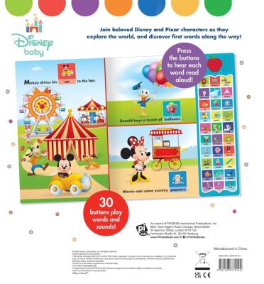 Pi Kids Disney Baby: First Word Adventures Sound Book - 2