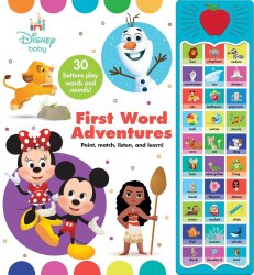 Pi Kids Disney Baby: First Word Adventures Sound Book - Pi Kids
