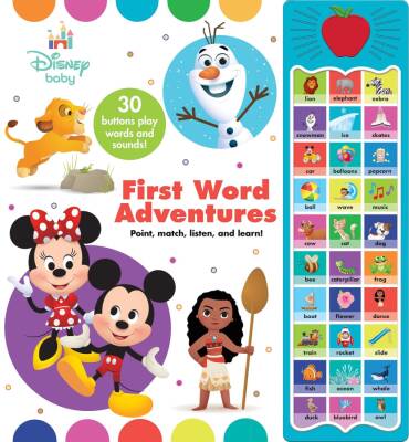 Pi Kids Disney Baby: First Word Adventures Sound Book - 1