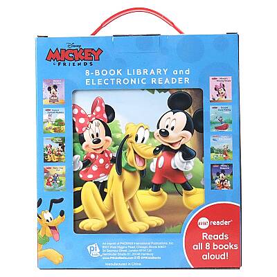 Pi Kids Disney Mickey And Friends: Me Reader 8-Book Library And Electronic Reader Sound Book Set - 2